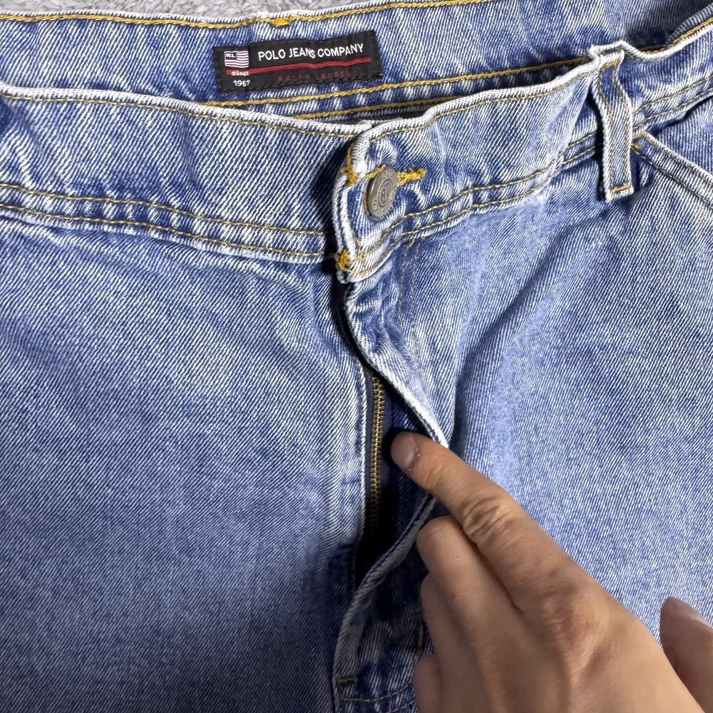 Ralph Lauren Jeans Mens 40x36 Polo Jeans Co Carpenter Vintage Wide Leg Skate 90s - Picture 13 of 16